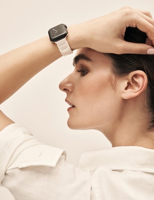 Meilleures ventes Anne Klein Céramique Bracelet Band for Apple Watch?   | PNJ-1704802